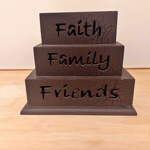 Brown Decorative Block Set